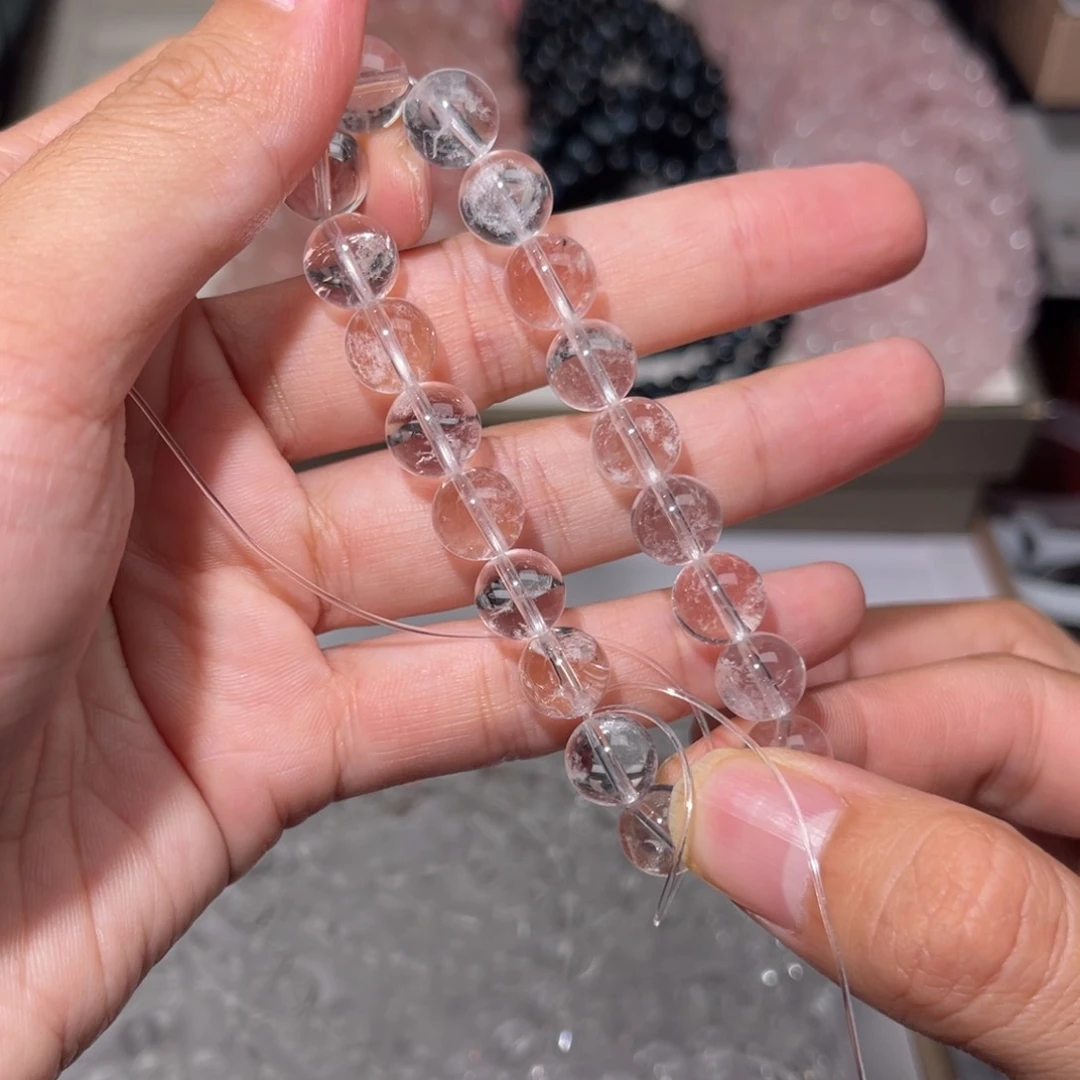 水晶手链未镶嵌白幽灵014