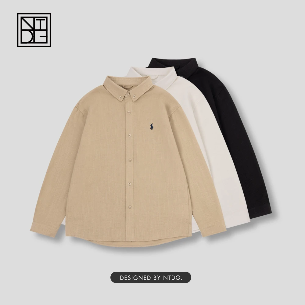 【大大大鹏】亚麻夏季松弛感极简宽松免熨老钱风外套351