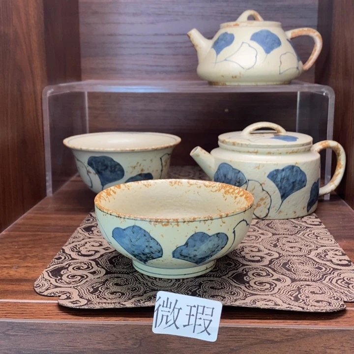 釉下老陶泥手工绘制