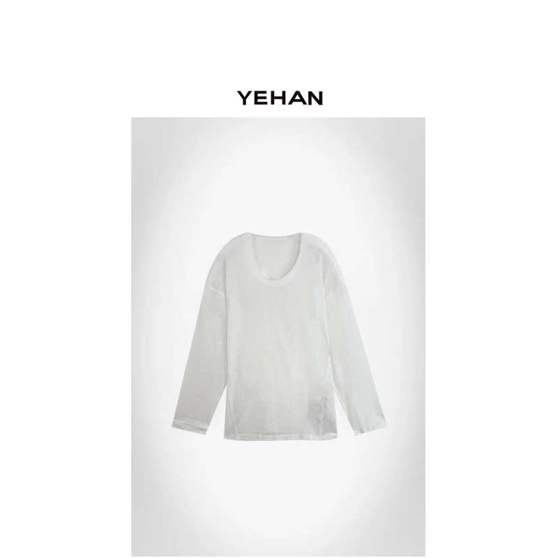 YEHAN 冰爽雪花T恤 2025春季新款NEW