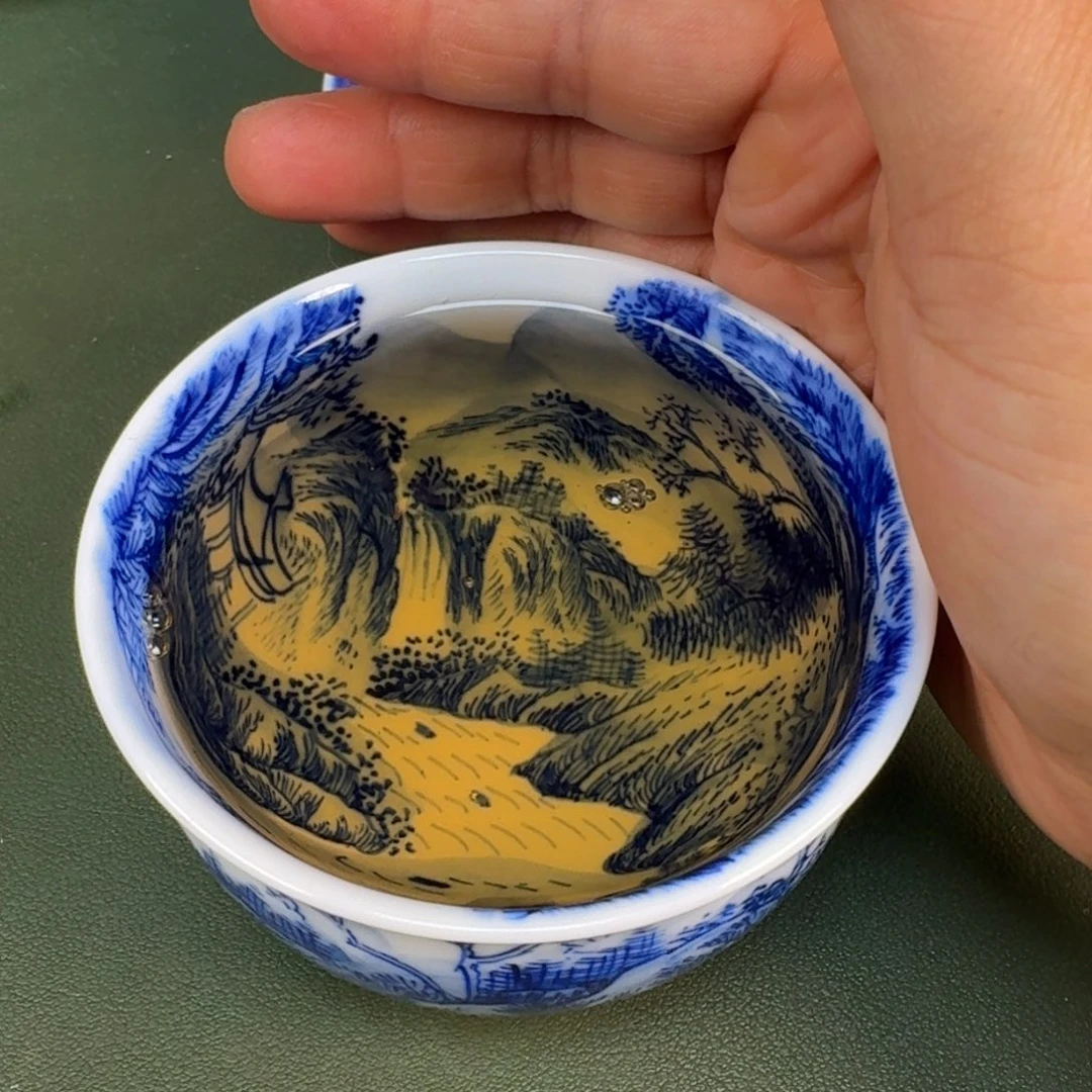 陶景德镇纯手绘茶具圆圆238