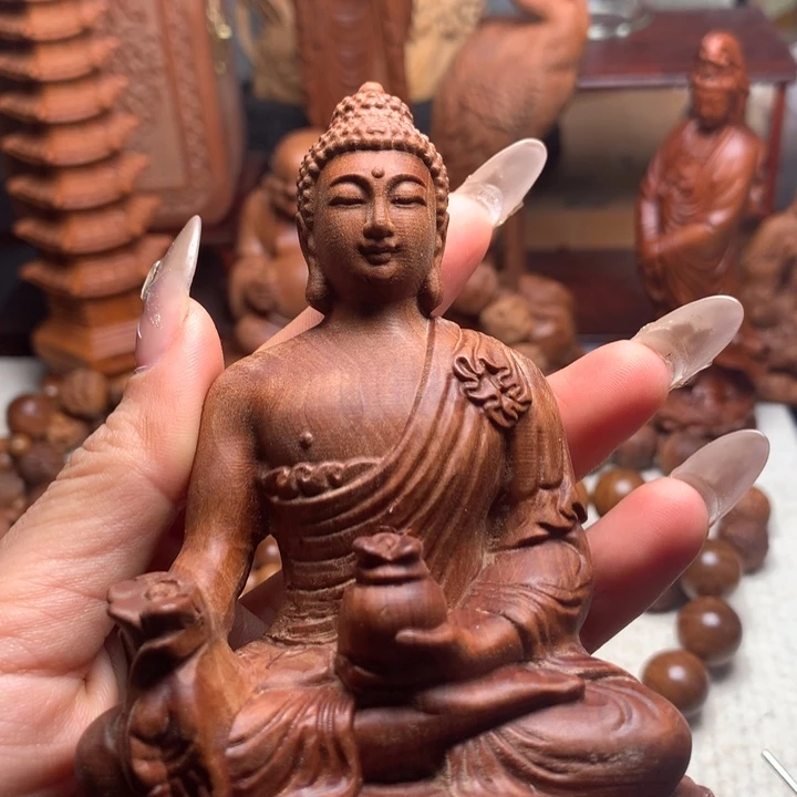 檀香木把件动****m老山檀木