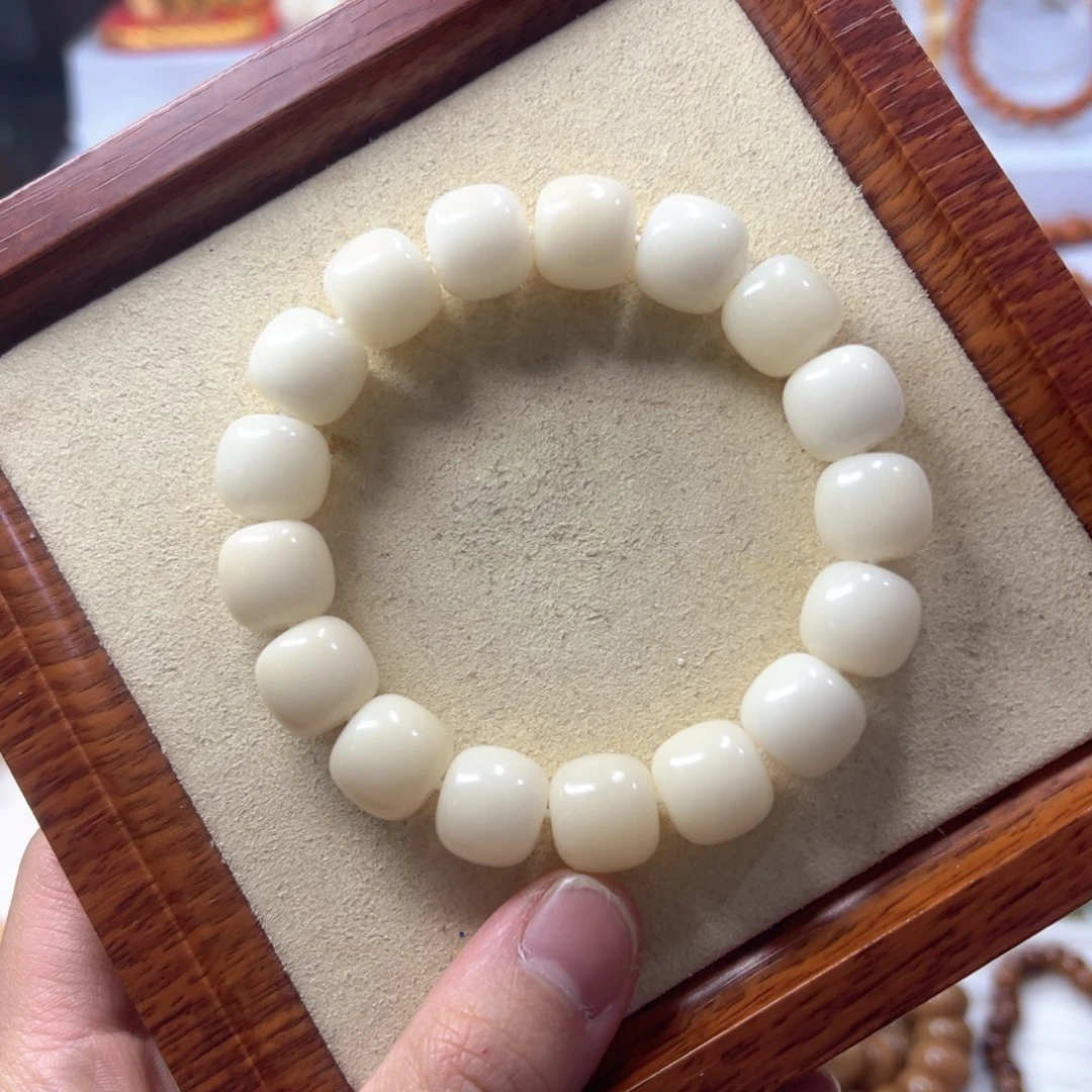 菩提根/象牙果手串1*?奶白