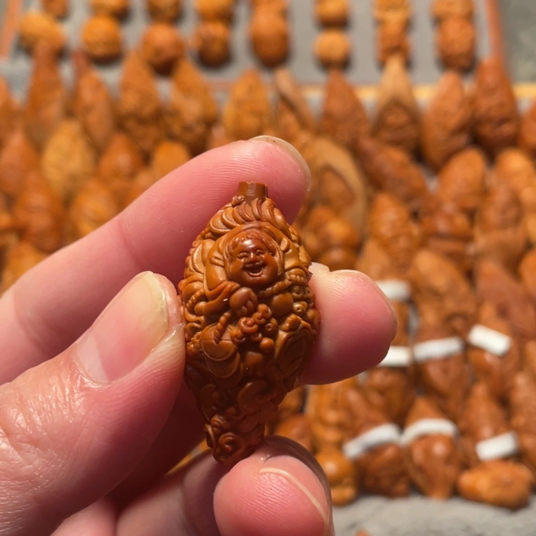 橄榄核手串/手链刘海戏金蟾