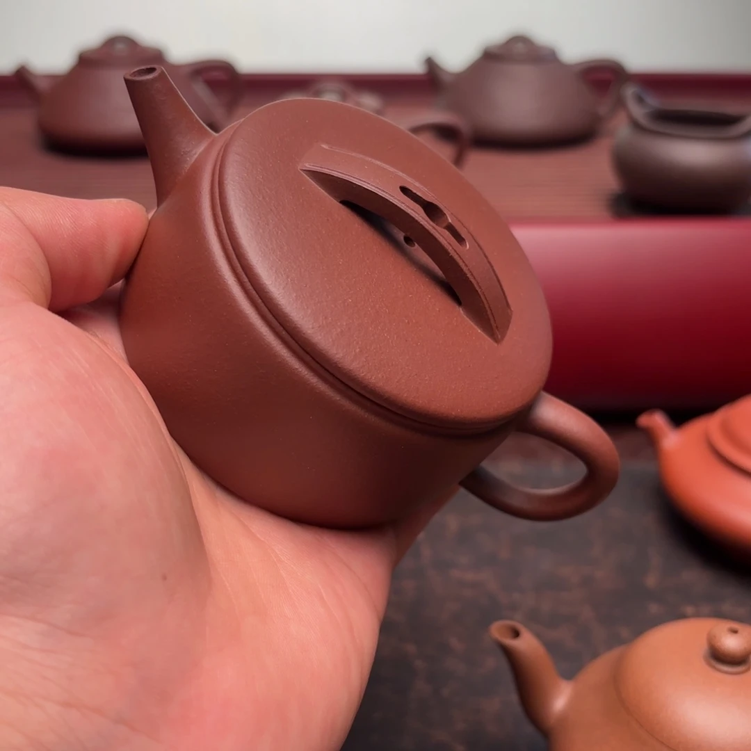 茶壶紫砂黄龙山原矿羊角山紫泥汉瓦 零添加130cc汉瓦实用器