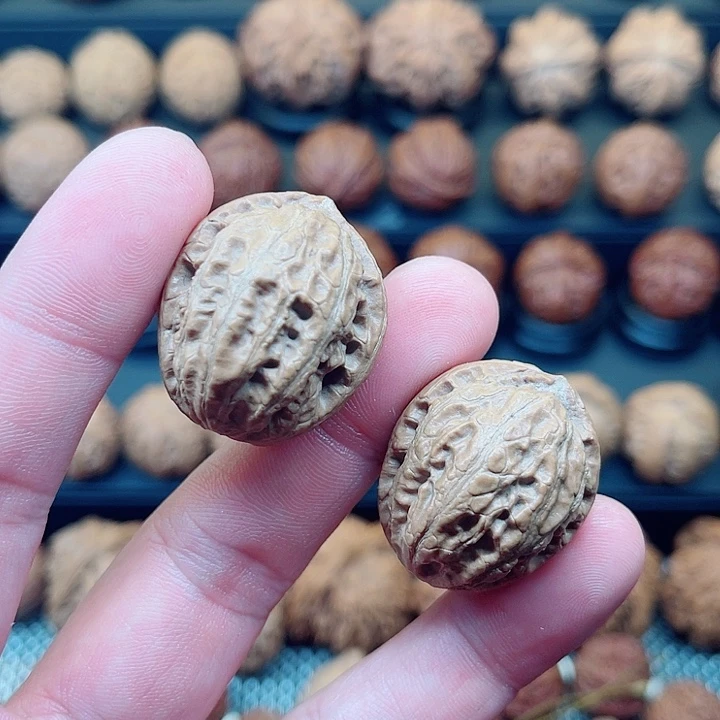 文玩核桃把件小金蛋