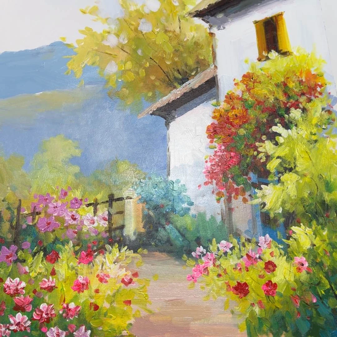 油画在我心里是个小公主的小