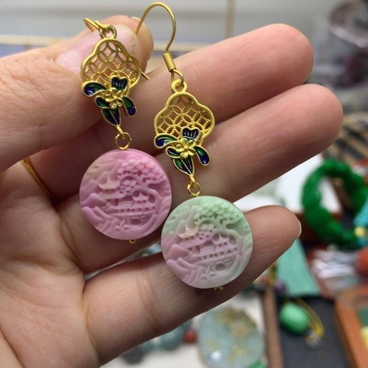 查罗石合金颈饰吊坠