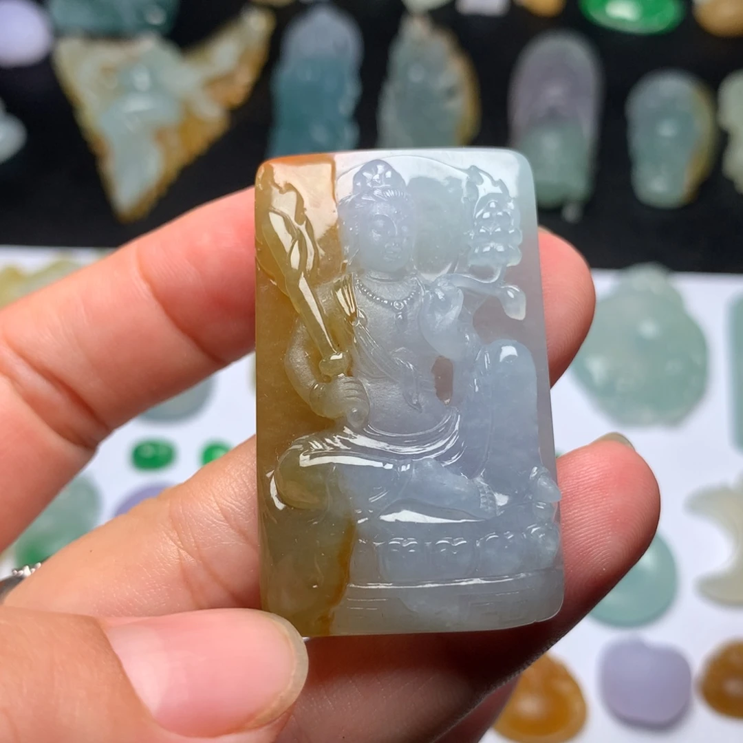定制翡翠未镶嵌虚空藏