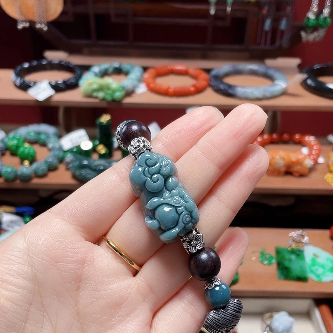 翡翠未镶嵌手链饰品