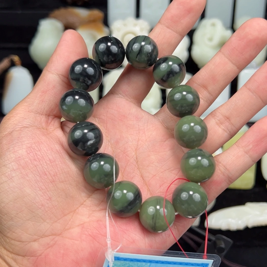 和田玉未镶嵌手链