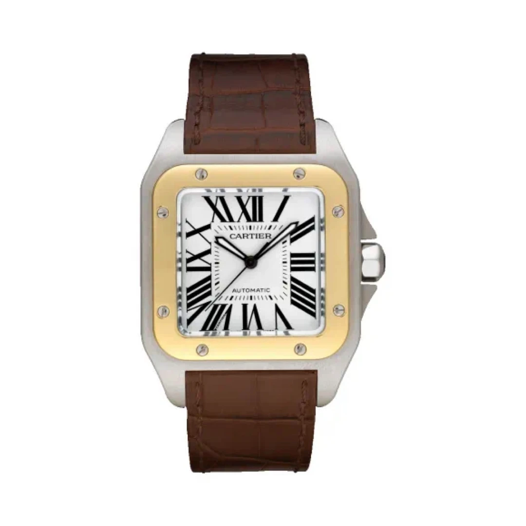 99新 Cartier/卡地亚 山度士/手表/41.3✖️51.1mm男机械/公价83500