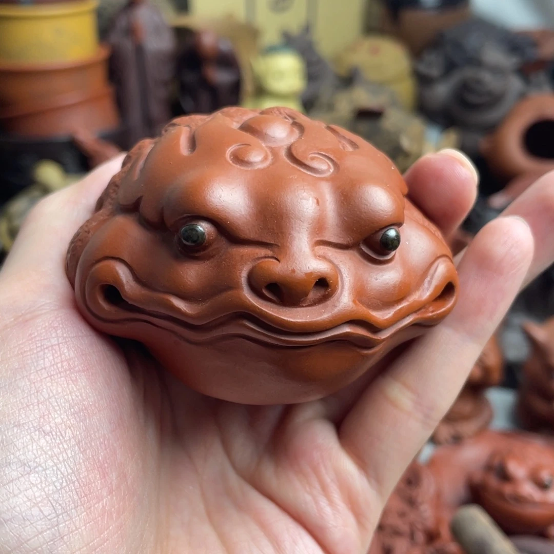 紫砂茶宠紫砂瑕疵