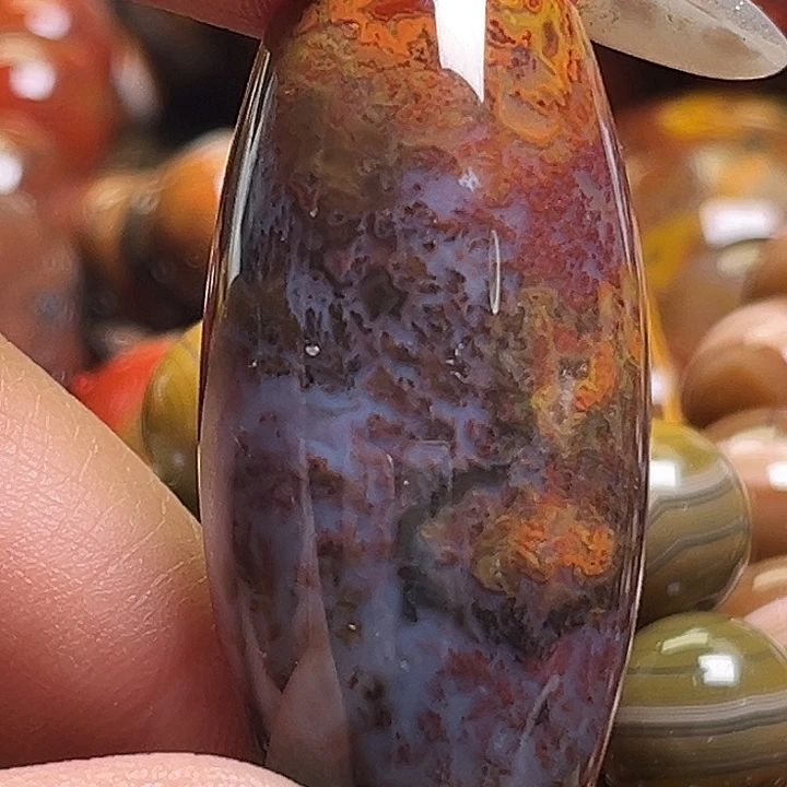 玛瑙/玉髓未镶嵌吊坠