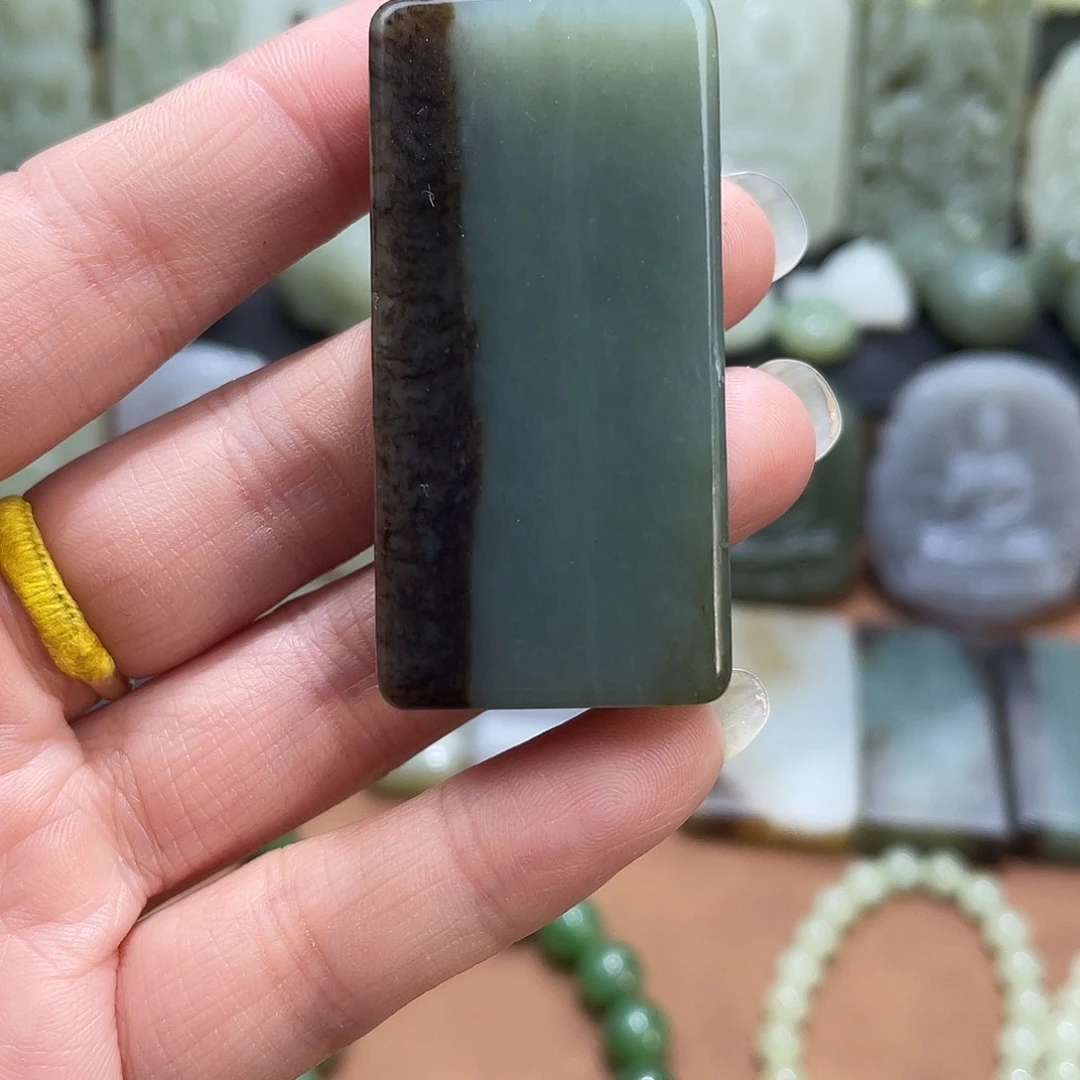 和田玉未镶嵌吊坠(不含链)