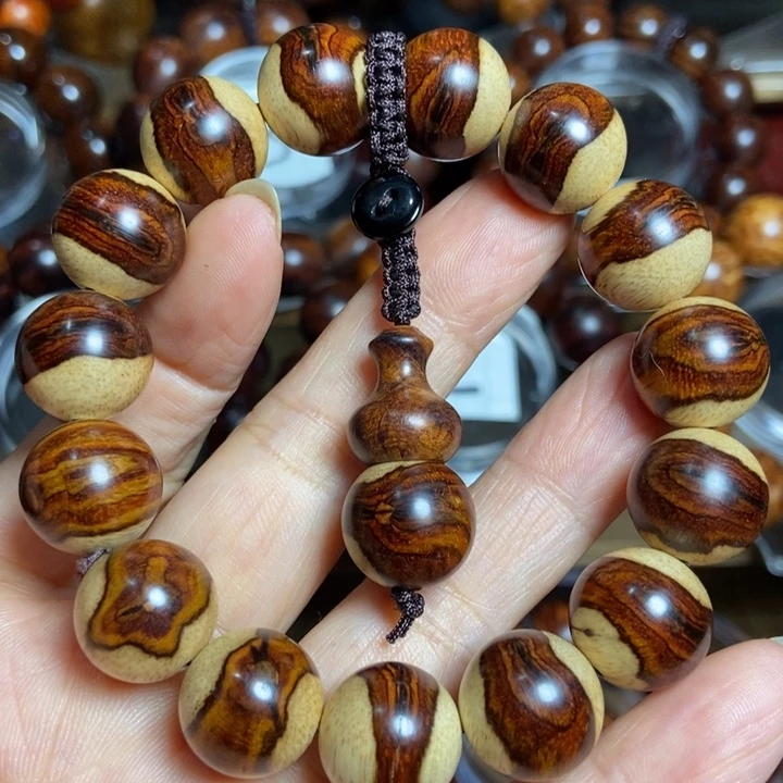 黄花梨/降香黄檀海南黄花梨阴阳珠尺寸1.5