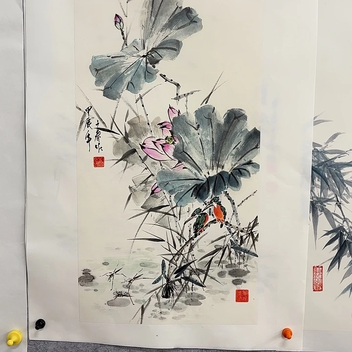 国画花鸟等多种鸟类和动物为