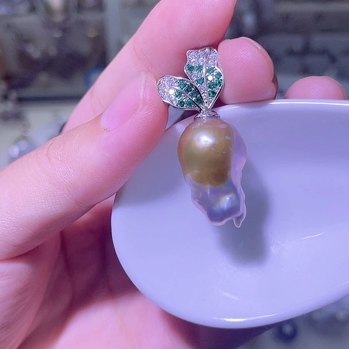 淡水珍珠合金颈饰19