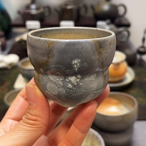 盖碗景德柴烧茶具-纯手工茶具