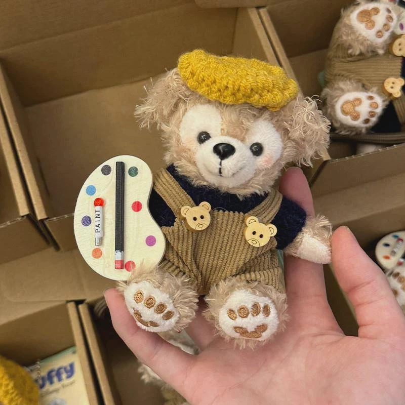 日本美术师画家达菲小熊包包挂件公仔玩偶雪莉玫钥匙挂饰