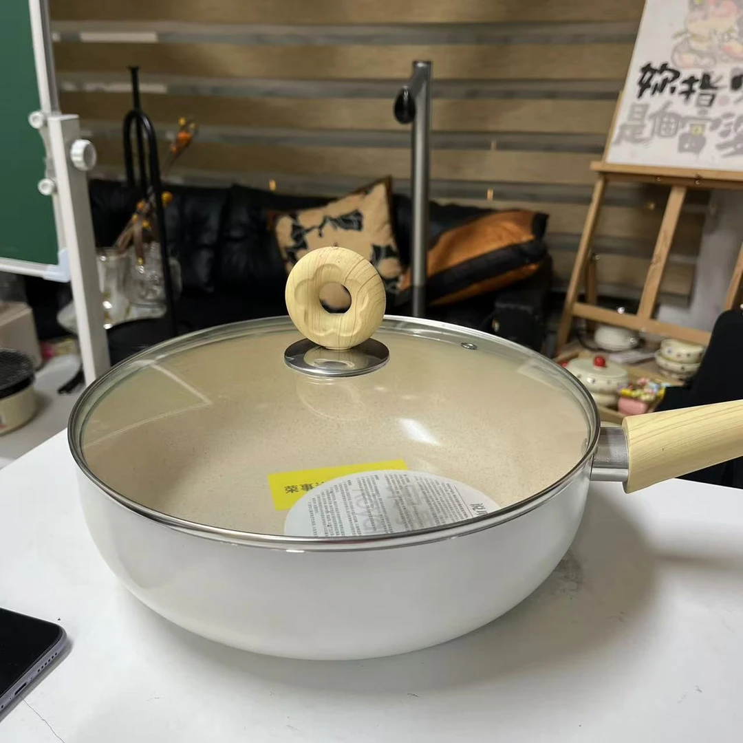 可爱甜甜圈 炒锅     微微瑕