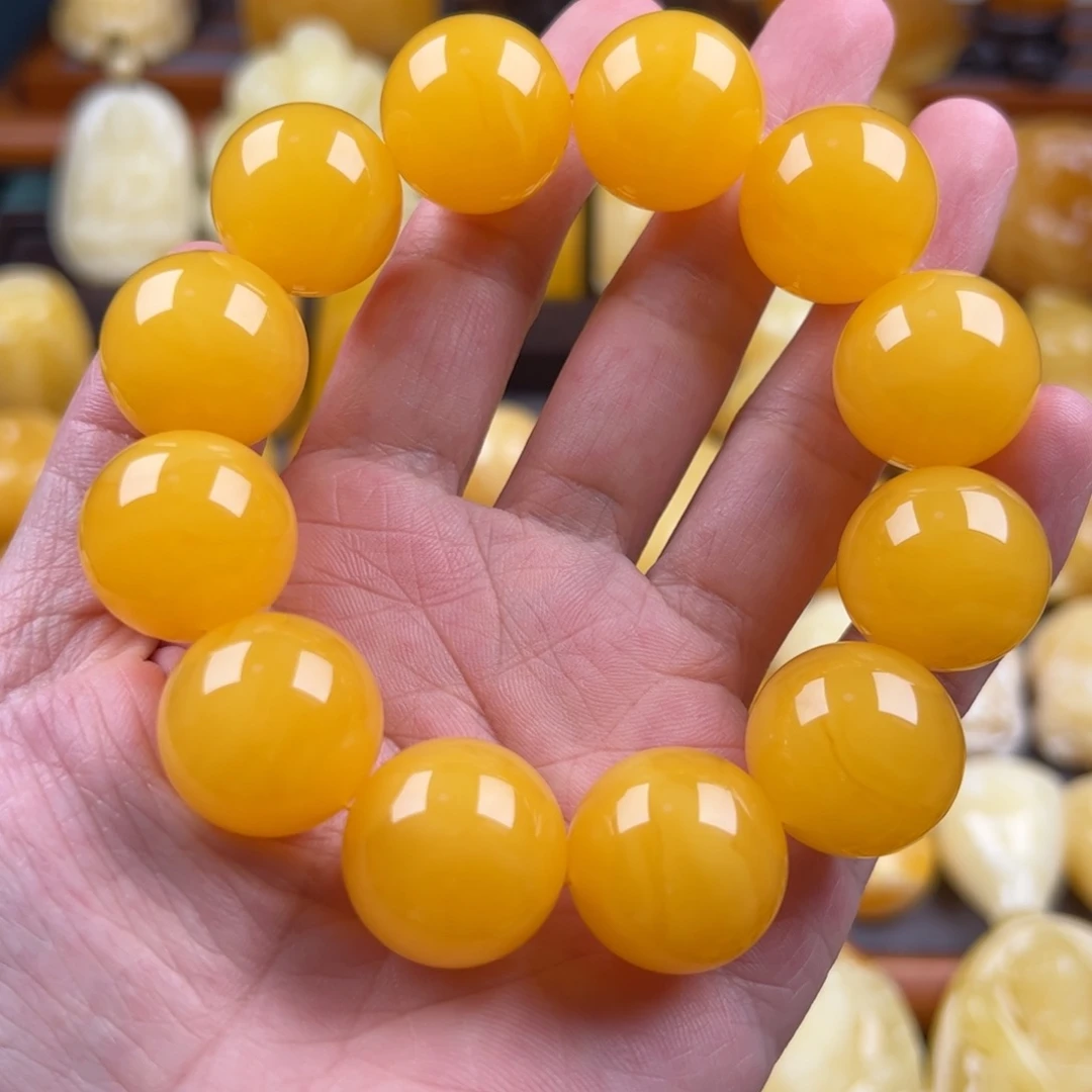 琥珀颈饰未镶嵌纯天然琥珀蜜蜡无优化