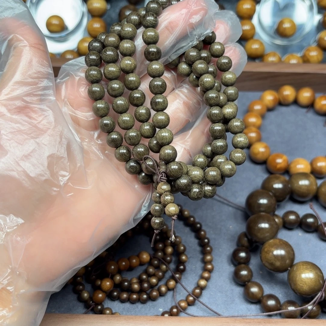 火***人手串/手链金丝楠金丝楠小叶桢楠