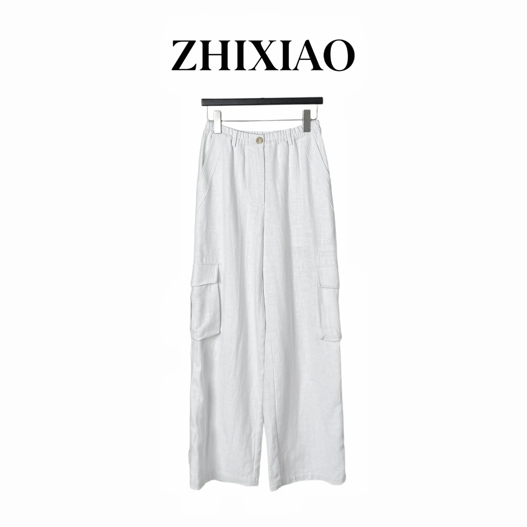 【ZHIXIAO】秋冬新款:双口袋工装长裤1040