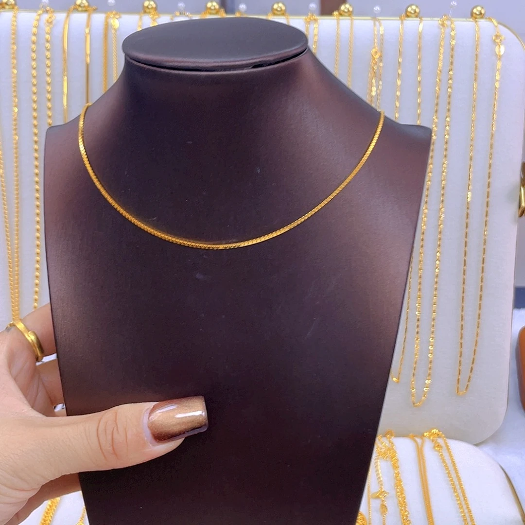 一物一证 先鉴后发 盒子链43cm  3.35克