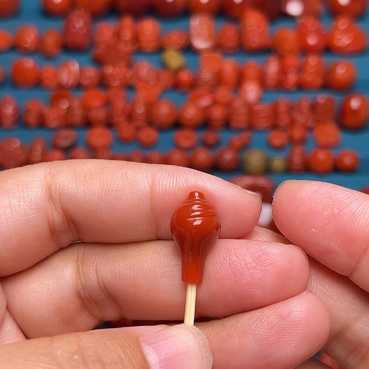 未镶嵌配饰南红玛瑙三通9.9mm