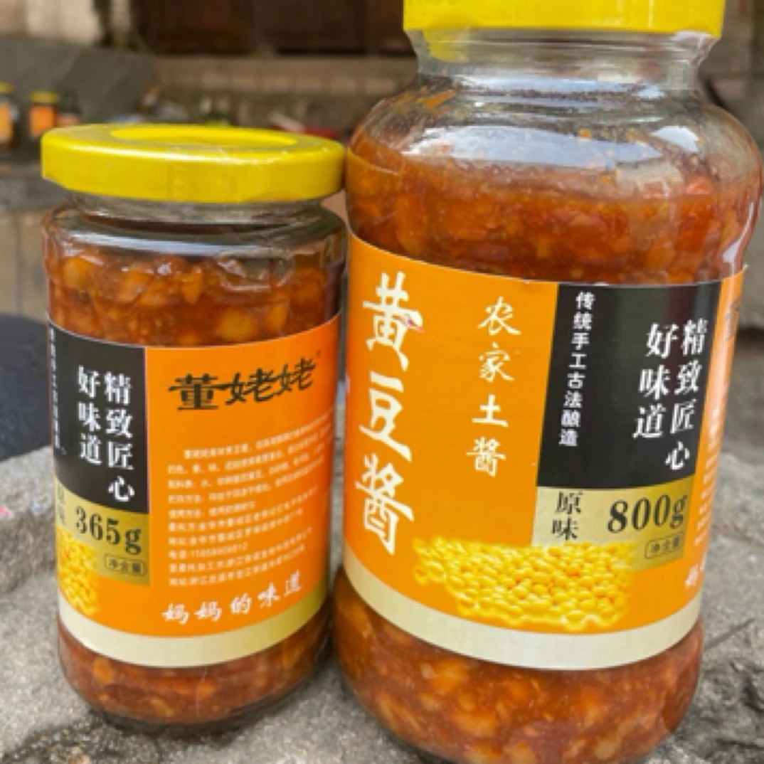 董姥姥农家传统古法酿造拌饭拌面精致黄豆酱
