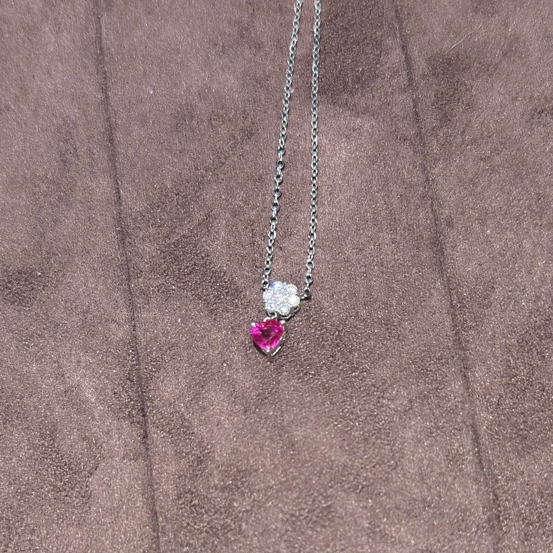 FYCERO【六围一钻石项链】18K金常青款红宝钻石(项链) DZB152