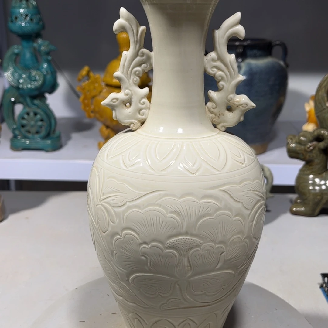 瓶定窑瓷器品相完美