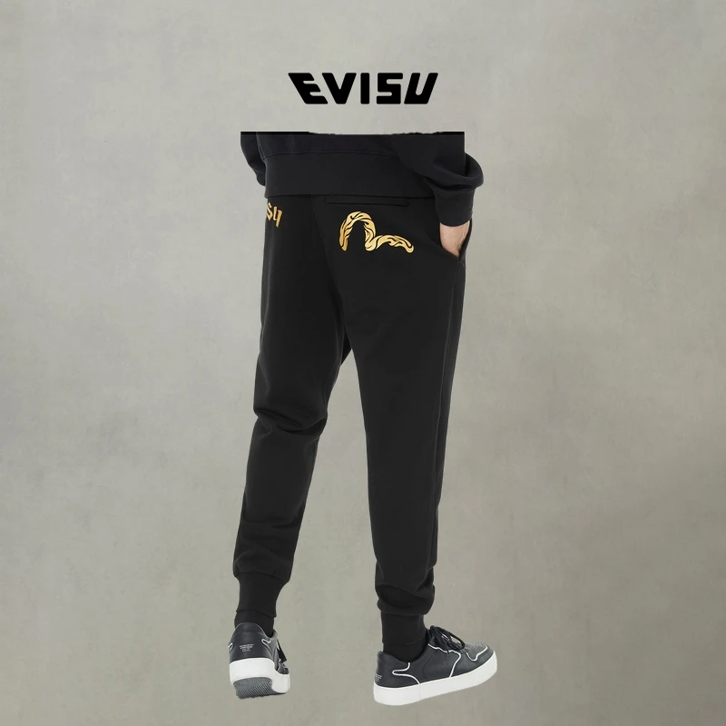 EVISU福神 2025秋季新品 男士海鸥印花卫裤2EAADM4SP1266XXCT