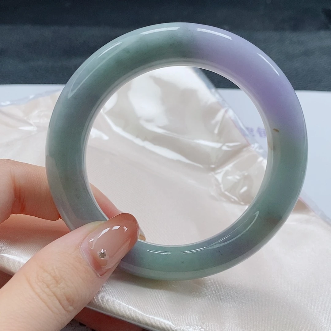 【闪购商品】未镶嵌手镯（圆镯）翡翠500号