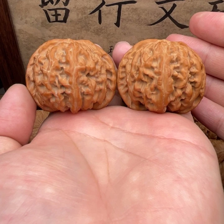 文玩核桃把件43苹果