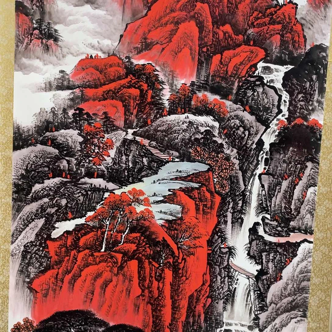 国画老师手绘带运险w