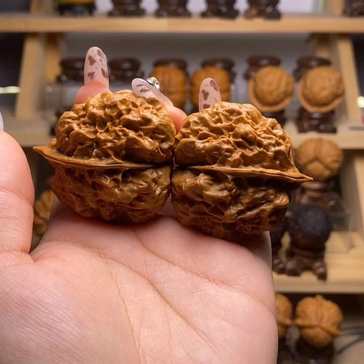 文玩核桃吊坠43上古蛤蟆头Y10