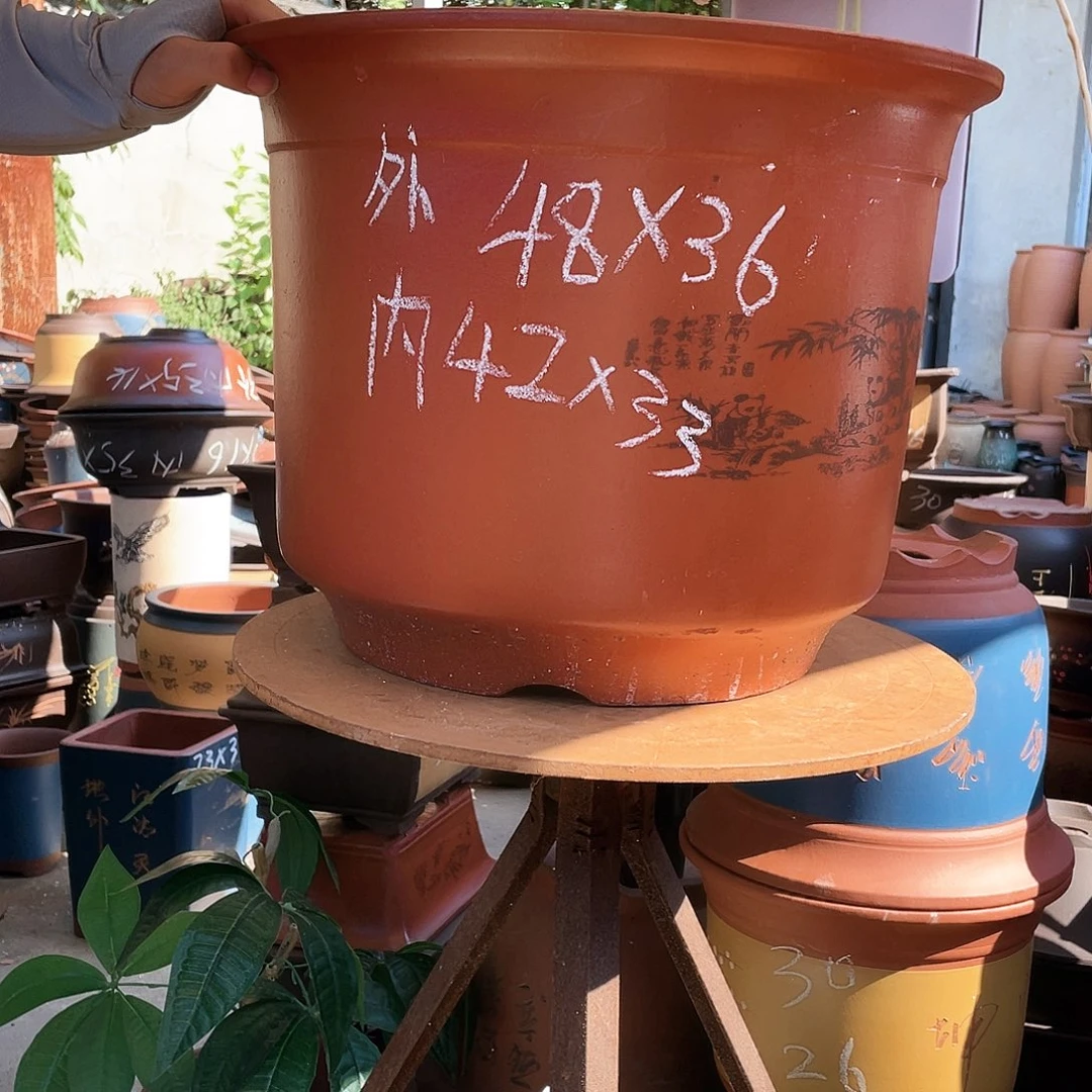 48平海花盆紫砂花盆紫砂