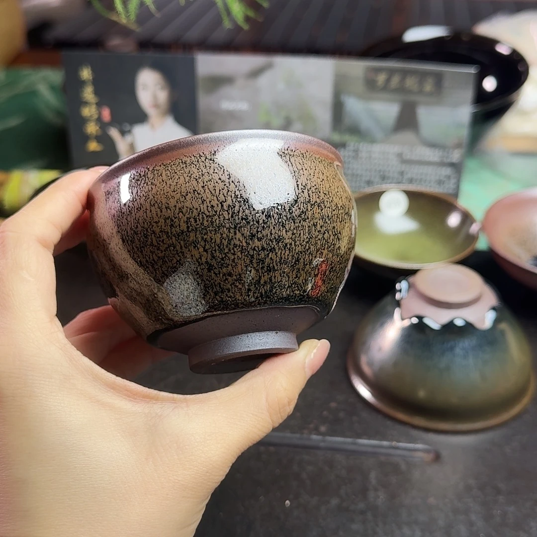 茶盏0033 柴烧手工主人杯