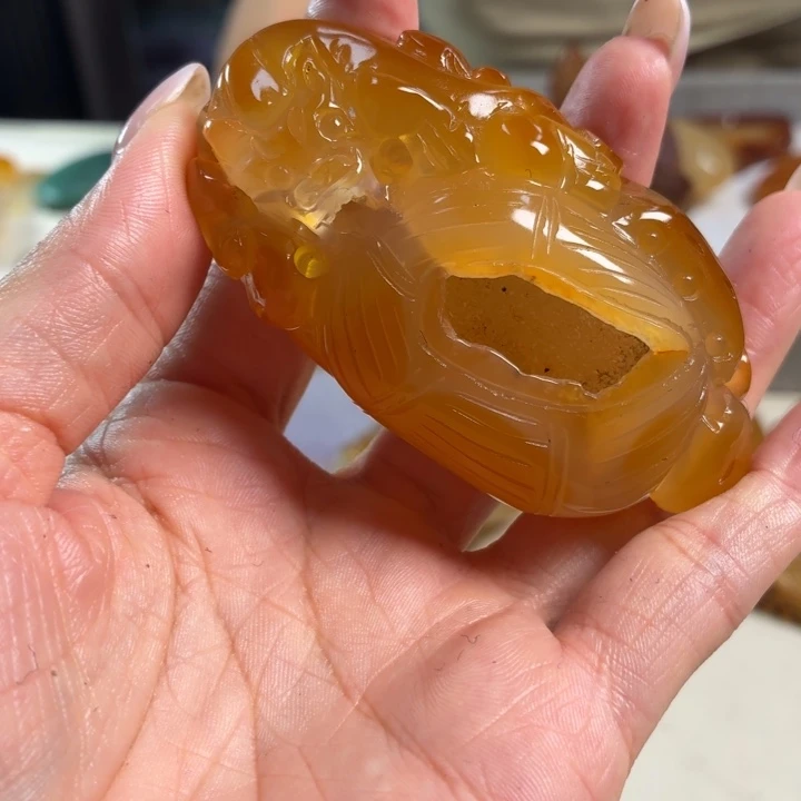 玛瑙/玉髓未镶嵌吊坠(不含链)