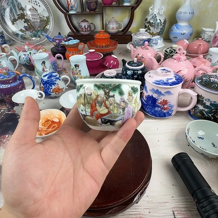 陶摆件景德镇陶瓷老厂瓷4