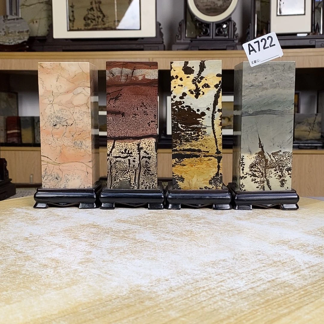 昌化石印石广西国画石摆件