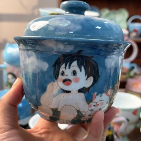 炉景德镇釉下手绘陶瓷