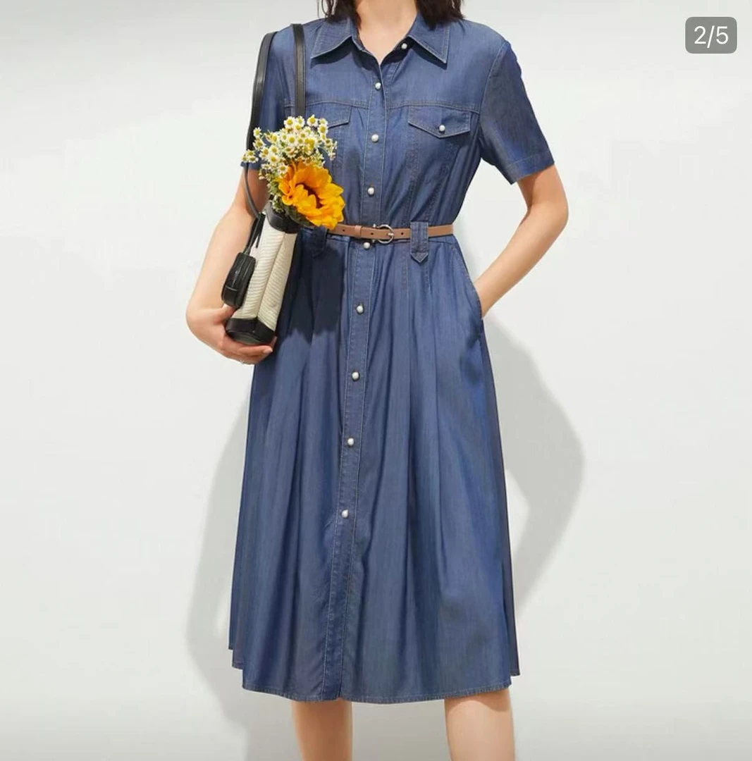 【思雅】345牛仔连衣裙