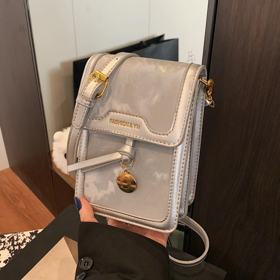 小众时尚高级感手机小方包2025新款韩版简约休闲潮斜挎包一鸣0153