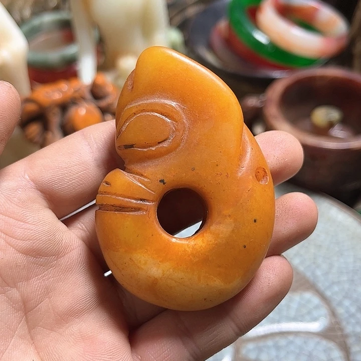 紫金钵盂菩提把件