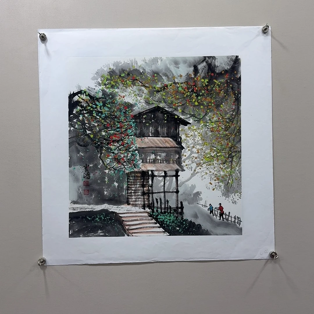 国画精品纯手绘50×50