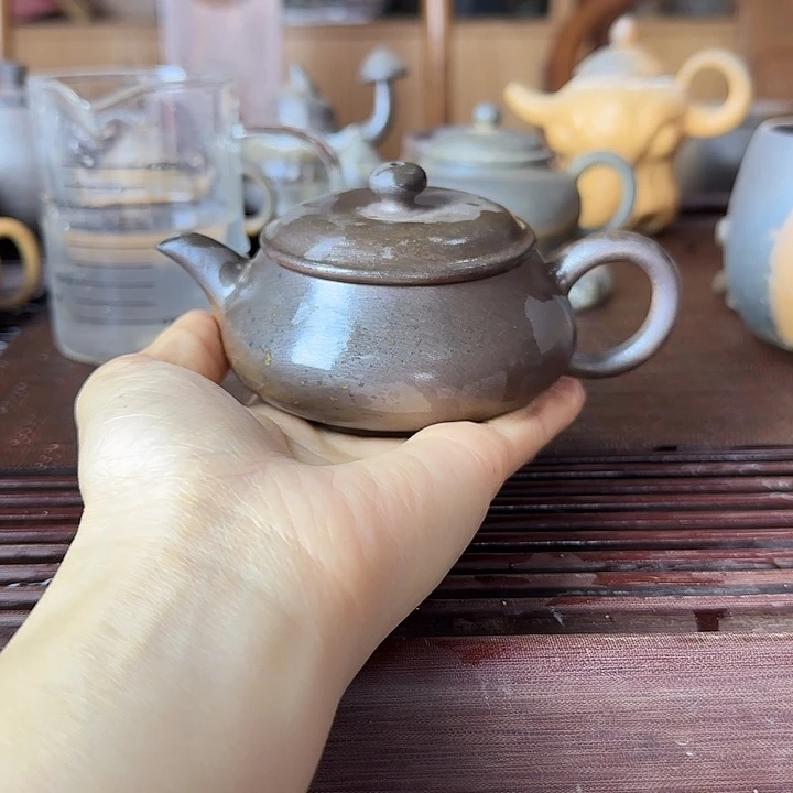 紫砂茶壶坭兴陶龙窑柴烧大寺