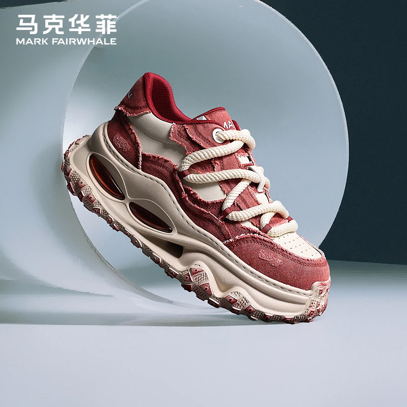 马克华菲老爹鞋男款秋季休闲鞋子2026新款男士运动鞋软底透气男鞋